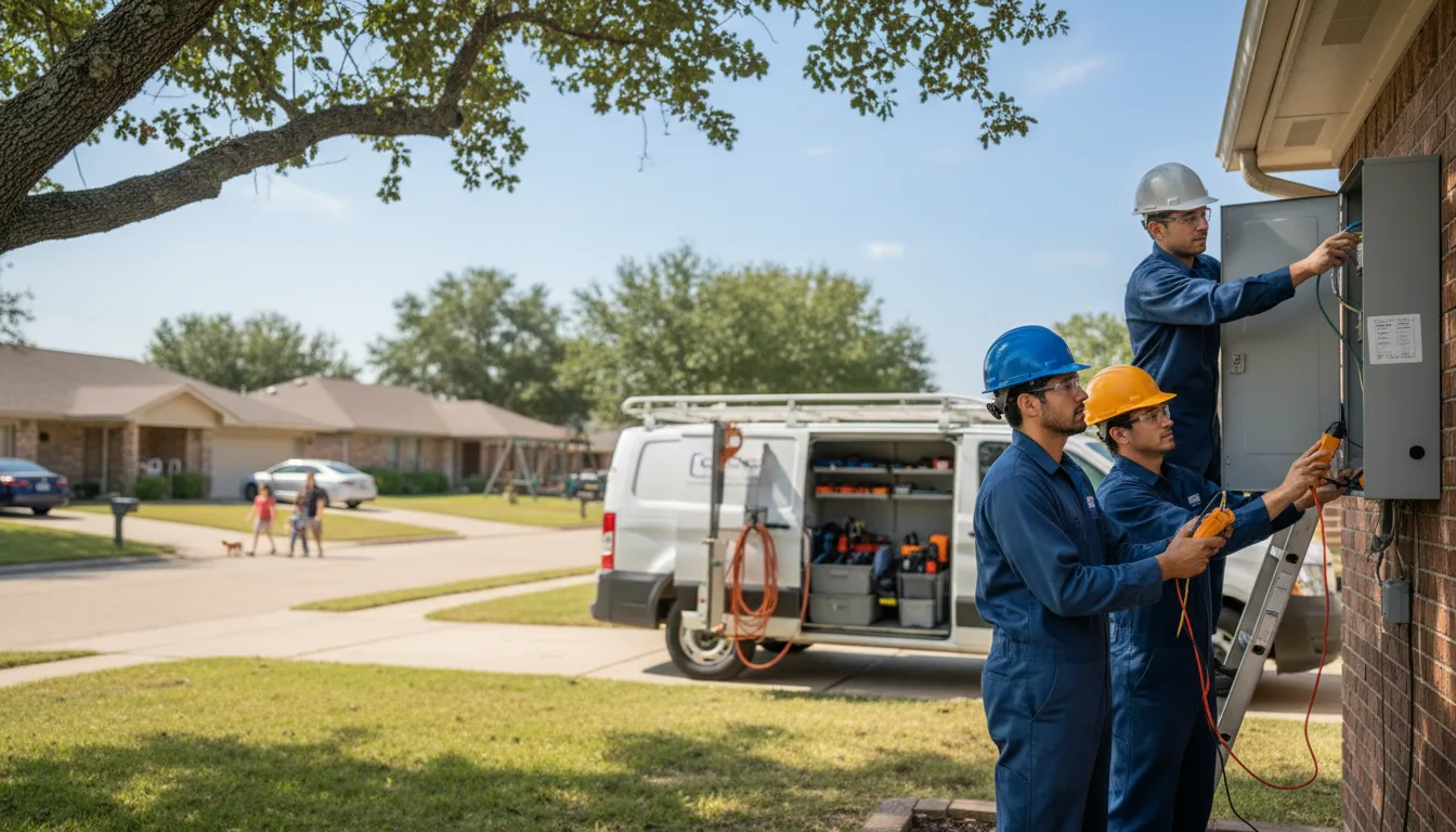 Certified electrician providing emergency electrical services in Tippo, MS